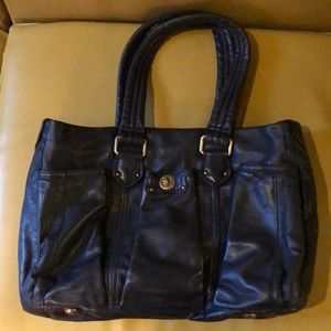 Marc by Marc Jacobs Black Leather Tote Diaper Bag